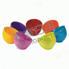 C260  7.5""斜口蛋形深碗(橙色/黃色/藍色/紫色/粉紅/草綠)